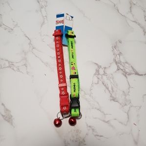 Medium adjustable cat collar bundle.